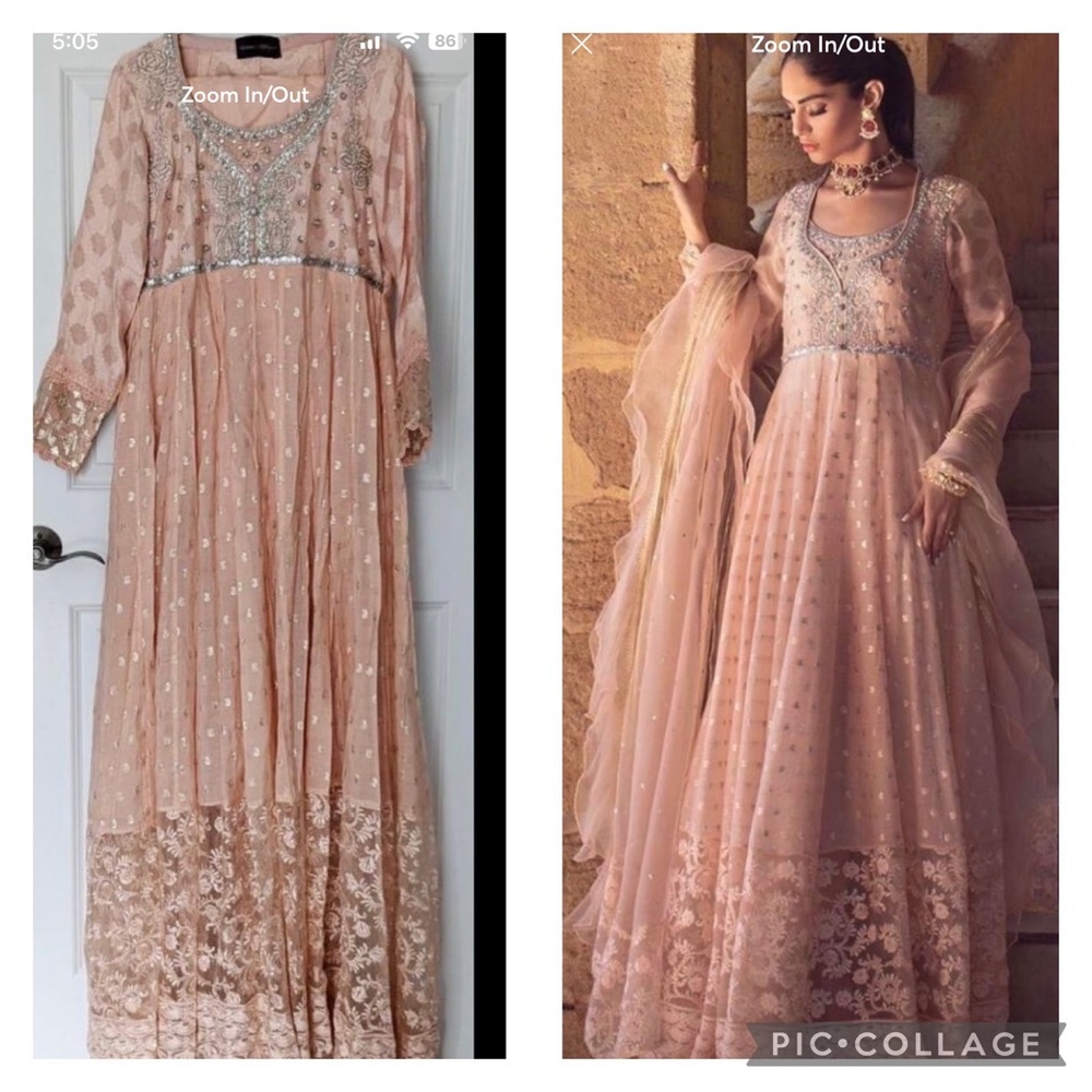 Pakistani designer Annus Abrar peshwas dupatta trouser